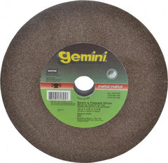 Norton - 60 Grit Aluminum Oxide Bench & Pedestal Grinding Wheel - 10" Diam x 1-1/4" Hole x 1-1/2" Thick, 2485 Max RPM, Medium Grade - Eagle Tool & Supply