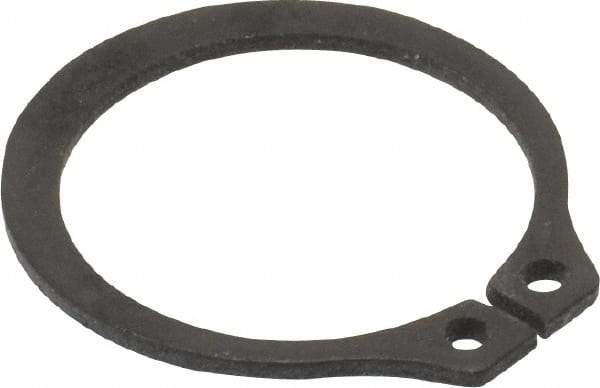 Value Collection - 0.588" Groove Diam, 5/8" Shaft Diam, Phosphate Spring Steel, Snap External Retaining Rings - 0.039" Groove Width, 0.035" Ring Thickness - Eagle Tool & Supply
