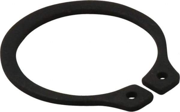 Value Collection - 0.646" Groove Diam, 11/16" Shaft Diam, Phosphate Spring Steel, Snap External Retaining Rings - 0.046" Groove Width, 0.042" Ring Thickness - Eagle Tool & Supply