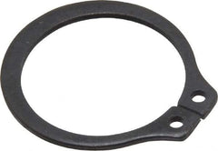 Value Collection - 0.704" Groove Diam, 3/4" Shaft Diam, Phosphate Spring Steel, Snap External Retaining Rings - 0.046" Groove Width, 0.042" Ring Thickness - Eagle Tool & Supply