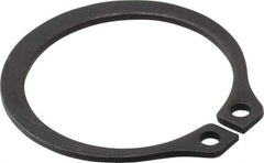Value Collection - 0.94" Groove Diam, 1" Shaft Diam, Phosphate Spring Steel, Snap External Retaining Rings - 0.046" Groove Width, 0.042" Ring Thickness - Eagle Tool & Supply