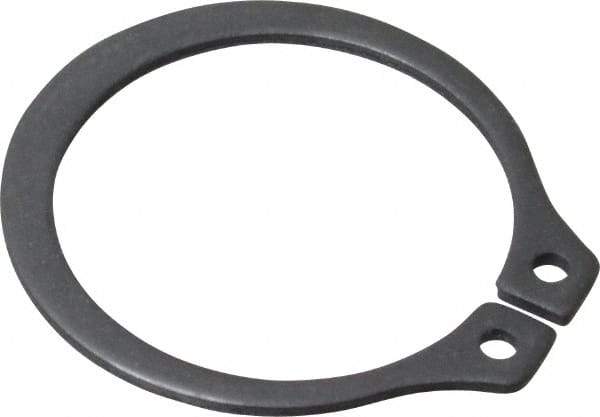 Value Collection - 1" Groove Diam, 1-1/16" Shaft Diam, Phosphate Spring Steel, Snap External Retaining Rings - 0.056" Groove Width, 0.05" Ring Thickness - Eagle Tool & Supply