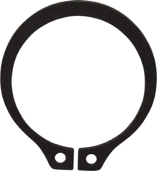 Value Collection - 1.059" Groove Diam, 1-1/8" Shaft Diam, Phosphate Spring Steel, Snap External Retaining Rings - 0.056" Groove Width, 0.05" Ring Thickness - Eagle Tool & Supply