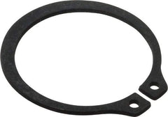 Value Collection - 1.118" Groove Diam, 1-3/16" Shaft Diam, Phosphate Spring Steel, Snap External Retaining Rings - 0.056" Groove Width, 0.05" Ring Thickness - Eagle Tool & Supply