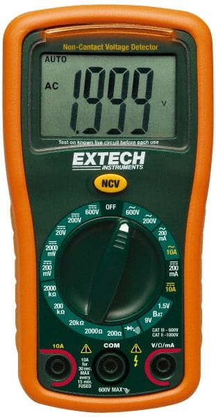 Extech - 5 Piece, Digital Multimeter Kit - Eagle Tool & Supply