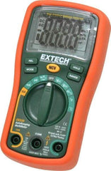 Extech - EX330, CAT III, 600 VAC/VDC, Digital Auto Ranging Multimeter - 40 mOhm, Measures Voltage, Capacitance, Current, Frequency, Resistance, Temperature - Eagle Tool & Supply