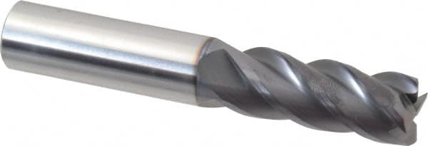 ProMax - 1/2" Diam 4 Flute Solid Carbide 0.015" Corner Radius End Mill - Eagle Tool & Supply