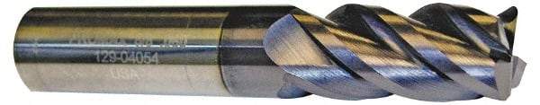 ProMax - 3/4", 4 Flute, Single End, Solid Carbide, 0.02" Corner Radius End Mill - 4" OAL, 40° Helix, Right Hand Flute, 1-1/2" LOC, Right Hand Cut - Eagle Tool & Supply