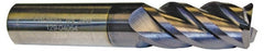 ProMax - 1" Diam 4 Flute Solid Carbide 1/8" Corner Radius End Mill - Eagle Tool & Supply