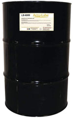 Accu-Lube - Accu-Lube LB-6000, 55 Gal Drum Cutting & Sawing Fluid - Natural Ingredients, For Aluminum Machining, Drilling, Light-Duty Milling, Punching, Tapping - Eagle Tool & Supply