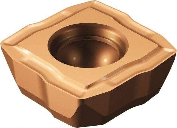 Sandvik Coromant - 88006C LM Grade 1044 Carbide Indexable Drill Insert - TiAlN Finish, Square, 10.2mm Inscribed Circle - Eagle Tool & Supply