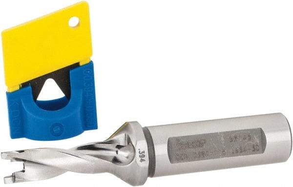 Iscar - 0.394" to 0.409" Diam, 3xD, 1.18" Max Depth, 5/8" Shank Diam, 3.71" OAL, Replaceable-Tip Drill - FCP, ICK, ICK-2M, ICM, ICP, iCP-2M Insert, 75995084 Toolholder, Series SumoCham - Eagle Tool & Supply