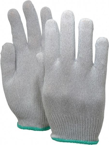 PRO-SAFE - Size S (7) Electrostatic Dissipative (ESD) Fiber Yarns General Protection Work Gloves - For Static Control, Uncoated, Knit Wrist Cuff, Full Fingered, Gray, Paired - Eagle Tool & Supply