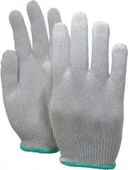 PRO-SAFE - Size S (7) Electrostatic Dissipative (ESD) Fiber Yarns General Protection Work Gloves - For Static Control, Uncoated, Knit Wrist Cuff, Full Fingered, Gray, Paired - Eagle Tool & Supply
