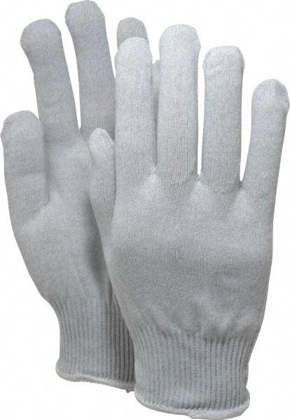 PRO-SAFE - Size XL (10) Electrostatic Dissipative (ESD) Fiber Yarns General Protection Work Gloves - For Static Control, Uncoated, Knit Wrist Cuff, Full Fingered, Gray, Paired - Eagle Tool & Supply
