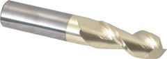 Accupro - 1/2", 2 Flute, Single End, Solid Carbide, 0.02" Corner Radius End Mill - 3" OAL, 45° Helix, Right Hand Flute, 1-1/4" LOC, Right Hand Cut - Eagle Tool & Supply