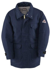 VF Imagewear - Size L Arc Flash & Flame Resistant/Retardant Jacket - Navy, Cotton & Nylon, Zipper Closure, 54" Chest - Eagle Tool & Supply