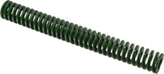 Dayton Lamina - 1" Hole Diam, 1/2" Rod Diam, 8" Free Length, Green Die Spring - 6 Lb Max Deflection, 3.2" Max Deflection, Light Duty, Chromium Vanadium Steel - Eagle Tool & Supply