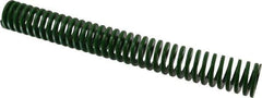 Dayton Lamina - 1-1/2" Hole Diam, 3/4" Rod Diam, 12" Free Length, Green Die Spring - 8.4 Lb Max Deflection, 4.8" Max Deflection, Light Duty, Chromium Vanadium Steel - Eagle Tool & Supply