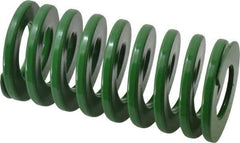 Dayton Lamina - 2" Hole Diam, 1" Rod Diam, 4" Free Length, Green Die Spring - 51.2 Lb Max Deflection, 1.61" Max Deflection, Light Duty, Chromium Vanadium Steel - Eagle Tool & Supply