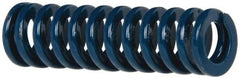 Dayton Lamina - 3/8" Hole Diam, 3/16" Rod Diam, 1-1/4" Free Length, Blue Die Spring - 8 Lb Max Deflection, 0.47" Max Deflection, Medium Duty, Chromium Vanadium Steel - Eagle Tool & Supply