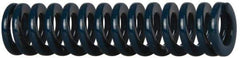 Dayton Lamina - 3/8" Hole Diam, 3/16" Rod Diam, 1-1/2" Free Length, Blue Die Spring - 6.7 Lb Max Deflection, 0.56" Max Deflection, Medium Duty, Chromium Vanadium Steel - Eagle Tool & Supply