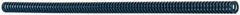 Dayton Lamina - 1/2" Hole Diam, 9/32" Rod Diam, 12" Free Length, Blue Die Spring - 1.24 Lb Max Deflection, 4.5" Max Deflection, Medium Duty, Chromium Vanadium Steel - Eagle Tool & Supply