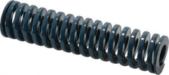 Dayton Lamina - 1" Hole Diam, 1/2" Rod Diam, 4" Free Length, Blue Die Spring - 18.8 Lb Max Deflection, 1.51" Max Deflection, Medium Duty, Chromium Vanadium Steel - Eagle Tool & Supply