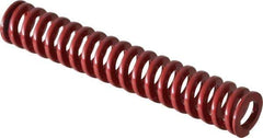 Dayton Lamina - 1/2" Hole Diam, 9/32" Rod Diam, 3" Free Length, Red Die Spring - 7.7 Lb Max Deflection, 0.9" Max Deflection, Heavy Duty, Chromium Vanadium Steel - Eagle Tool & Supply