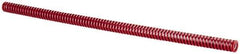 Dayton Lamina - 1/2" Hole Diam, 9/32" Rod Diam, 12" Free Length, Red Die Spring - 1.77 Lb Max Deflection, 3.6" Max Deflection, Heavy Duty, Chromium Vanadium Steel - Eagle Tool & Supply