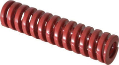 Dayton Lamina - 3/4" Hole Diam, 3/8" Rod Diam, 3" Free Length, Red Die Spring - 36.2 Lb Max Deflection, 0.9" Max Deflection, Heavy Duty, Chromium Vanadium Steel - Eagle Tool & Supply