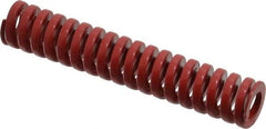 Dayton Lamina - 3/4" Hole Diam, 3/8" Rod Diam, 4" Free Length, Red Die Spring - 26.8 Lb Max Deflection, 1.2" Max Deflection, Heavy Duty, Chromium Vanadium Steel - Eagle Tool & Supply