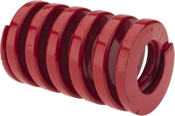 Dayton Lamina - 1-1/4" Hole Diam, 5/8" Rod Diam, 2" Free Length, Red Die Spring - 154 Lb Max Deflection, 0.6" Max Deflection, Heavy Duty, Chromium Vanadium Steel - Eagle Tool & Supply