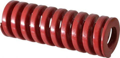 Dayton Lamina - 1-1/4" Hole Diam, 5/8" Rod Diam, 3-1/2" Free Length, Red Die Spring - 80.1 Lb Max Deflection, 1.05" Max Deflection, Heavy Duty, Chromium Vanadium Steel - Eagle Tool & Supply