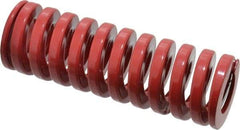 Dayton Lamina - 1-1/2" Hole Diam, 3/4" Rod Diam, 4-1/2" Free Length, Red Die Spring - 80.4 Lb Max Deflection, 1.35" Max Deflection, Heavy Duty, Chromium Vanadium Steel - Eagle Tool & Supply