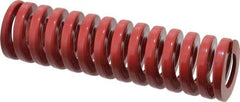 Dayton Lamina - 1-1/2" Hole Diam, 3/4" Rod Diam, 5-1/2" Free Length, Red Die Spring - 64.3 Lb Max Deflection, 1.65" Max Deflection, Heavy Duty, Chromium Vanadium Steel - Eagle Tool & Supply