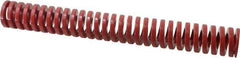 Dayton Lamina - 1-1/2" Hole Diam, 3/4" Rod Diam, 12" Free Length, Red Die Spring - 28.7 Lb Max Deflection, 3.6" Max Deflection, Heavy Duty, Chromium Vanadium Steel - Eagle Tool & Supply