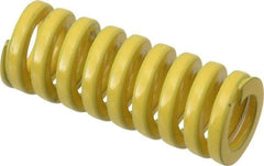 Dayton Lamina - 1/2" Hole Diam, 9/32" Rod Diam, 1-1/4" Free Length, Yellow Die Spring - 25.2 Lb Max Deflection, 0.31" Max Deflection, Extra Heavy Duty, Chromium Vanadium Steel - Eagle Tool & Supply