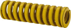 Dayton Lamina - 5/8" Hole Diam, 11/32" Rod Diam, 2" Free Length, Yellow Die Spring - 31.7 Lb Max Deflection, 0.5" Max Deflection, Extra Heavy Duty, Chromium Vanadium Steel - Eagle Tool & Supply