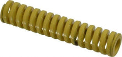Dayton Lamina - 5/8" Hole Diam, 11/32" Rod Diam, 3" Free Length, Yellow Die Spring - 20.3 Lb Max Deflection, 0.75" Max Deflection, Extra Heavy Duty, Chromium Vanadium Steel - Eagle Tool & Supply