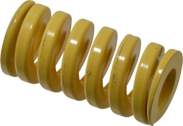 Dayton Lamina - 1-1/4" Hole Diam, 5/8" Rod Diam, 2-1/2" Free Length, Yellow Die Spring - 152 Lb Max Deflection, 0.63" Max Deflection, Extra Heavy Duty, Chromium Vanadium Steel - Eagle Tool & Supply