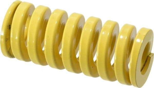 Dayton Lamina - 1-1/2" Hole Diam, 3/4" Rod Diam, 3-1/2" Free Length, Yellow Die Spring - 160 Lb Max Deflection, 0.88" Max Deflection, Extra Heavy Duty, Chromium Vanadium Steel - Eagle Tool & Supply