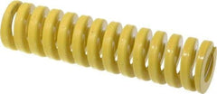 Dayton Lamina - 1-1/2" Hole Diam, 3/4" Rod Diam, 6" Free Length, Yellow Die Spring - 88.7 Lb Max Deflection, 1.5" Max Deflection, Extra Heavy Duty, Chromium Vanadium Steel - Eagle Tool & Supply