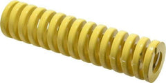 Dayton Lamina - 2" Hole Diam, 1" Rod Diam, 8" Free Length, Yellow Die Spring - 106 Lb Max Deflection, 2" Max Deflection, Extra Heavy Duty, Chromium Vanadium Steel - Eagle Tool & Supply