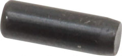 Holo-Krome - 1/8" Diam x 3/8" Pin Length Grade 8 Alloy Steel Standard Dowel Pin - Black Luster Finish, C 47-58 & C 60 (Surface) Hardness, 1 Beveled & 1 Rounded End - Eagle Tool & Supply