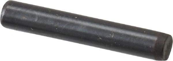 Holo-Krome - 1/8" Diam x 3/4" Pin Length Grade 8 Alloy Steel Standard Dowel Pin - Black Luster Finish, C 47-58 & C 60 (Surface) Hardness, 1 Beveled & 1 Rounded End - Eagle Tool & Supply