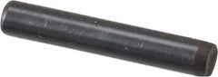Holo-Krome - 1/8" Diam x 3/4" Pin Length Grade 8 Alloy Steel Standard Dowel Pin - Black Luster Finish, C 47-58 & C 60 (Surface) Hardness, 1 Beveled & 1 Rounded End - Eagle Tool & Supply
