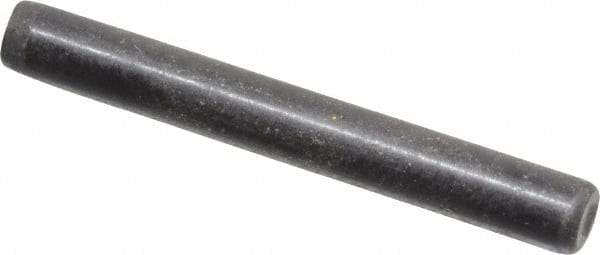 Holo-Krome - 1/8" Diam x 1" Pin Length Grade 8 Alloy Steel Standard Dowel Pin - Black Luster Finish, C 47-58 & C 60 (Surface) Hardness, 1 Beveled & 1 Rounded End - Eagle Tool & Supply