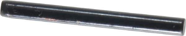 Holo-Krome - 1/8" Diam x 1-1/4" Pin Length Grade 8 Alloy Steel Standard Dowel Pin - Black Luster Finish, C 47-58 & C 60 (Surface) Hardness, 1 Beveled & 1 Rounded End - Eagle Tool & Supply