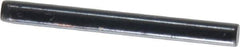 Holo-Krome - 1/8" Diam x 1-1/4" Pin Length Grade 8 Alloy Steel Standard Dowel Pin - Black Luster Finish, C 47-58 & C 60 (Surface) Hardness, 1 Beveled & 1 Rounded End - Eagle Tool & Supply
